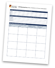 CCU Planning Form